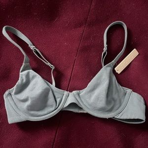 SKIMS Cotton Jersey Underwire Bra